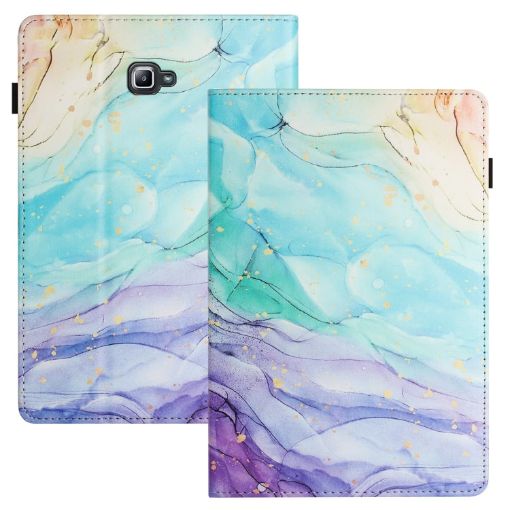Galaxy Tab A 10.1 2016 Litchi Leather Case (Oil Painting) - 1