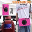 Samsung Galaxy Tab S9+/S8+ Rugged Rotatable Kickstand Case (Rose Red) - 4