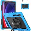 Samsung Galaxy Tab S10+/S9+/S9 FE+ Silicone Hybrid Case (Blue+Black) - 1