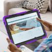 Samsung Galaxy Tab S10+/S9+/S9 FE+ Purple Black Protective Case - 5