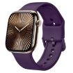 Apple Watch Series 10 46mm Dark Purple Silicone Band - 1