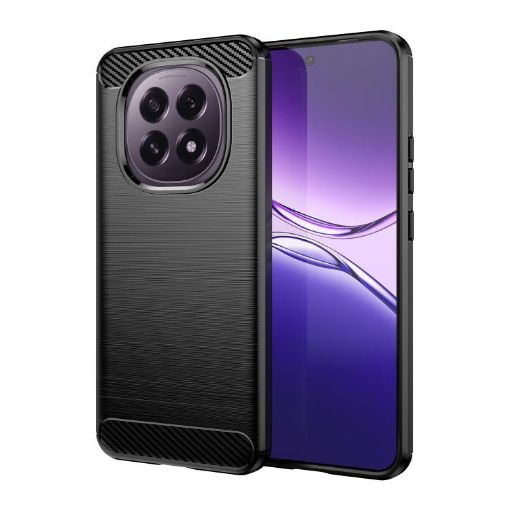 OPPO F29 5G Black Carbon Fiber TPU Phone Case - 1