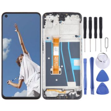 OPPO A52 4G OEM LCD Screen Digitizer Assembly with Frame - 1