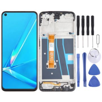 OPPO A92 4G OEM LCD Screen Digitizer Assembly with Frame - 1
