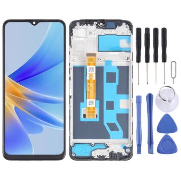 OPPO A1x OEM LCD Screen Digitizer Assembly with Frame - 1