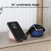 2 in 1 Diamond Wireless Charging Silicone Base - Black - 4