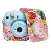 FUJIFILM instax mini 12 Leather Case Bag with Strap, Abstract Painting - 6