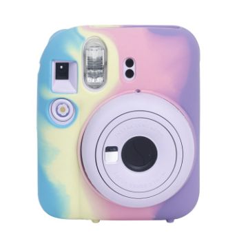 FUJIFILM instax mini 12 Dark Blue Purple Silicone Camera Case - 1