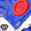 Galaxy Tab S9+/S10+ Red Blue Spider Rotation Handle Case - 3