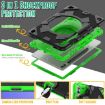 Samsung Galaxy Tab S9+/S10+ Black Green Spider Handle Case - 5