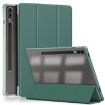Samsung Galaxy Tab S9+ Deep Green Smart Leather Tablet Case - 1