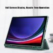 Samsung Galaxy Tab S9+ Deep Green Smart Leather Tablet Case - 5