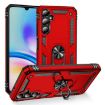 Shockproof Red TPU + PC Phone Case with Holder for Galaxy A05s - 1