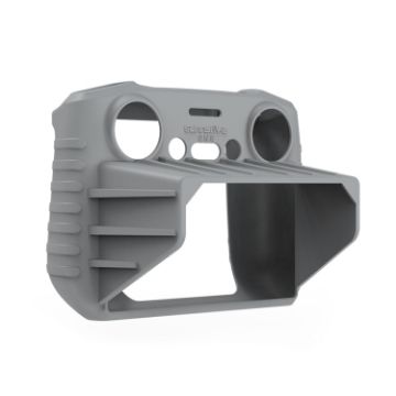DJI RC 2 Remote Silicone Case with Hood - Shockproof, Anti-scratch, Grey - 1