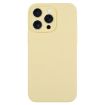 iPhone 15 Pro Liquid Silicone Phone Case - Creamy Yellow - 1