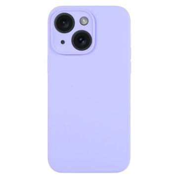 iPhone 15 Plus Light Purple Liquid Silicone Phone Case - 1