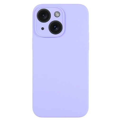 iPhone 15 Plus Light Purple Liquid Silicone Phone Case - 1