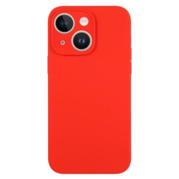 iPhone 14 Red Liquid Silicone Phone Case - 1