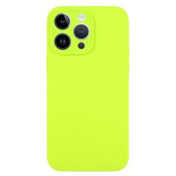 iPhone 14 Pro Bright Green Silicone Phone Case - 1