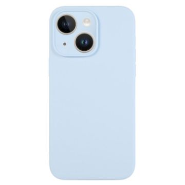 iPhone 13 Sky Blue Liquid Silicone Phone Case - 1