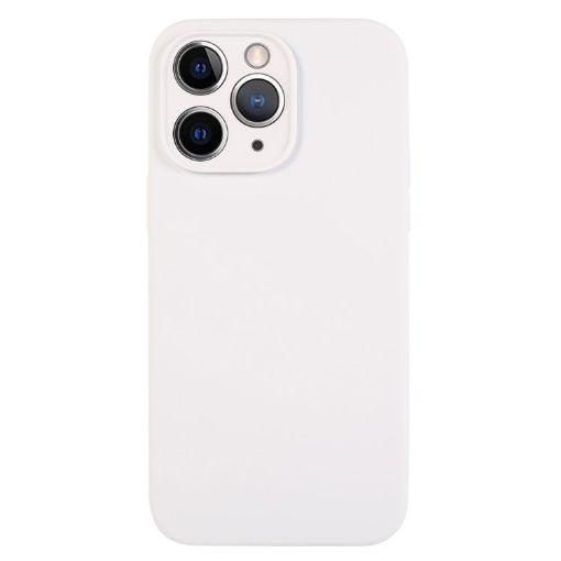 iPhone 11 Pro Max White Silicone Phone Case - 1