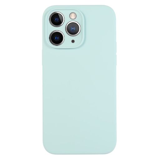 iPhone 11 Pro Max Turquoise Liquid Silicone Phone Case - 1