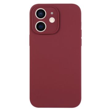 iPhone 11 Plum Pure Color Liquid Silicone Phone Case - 1