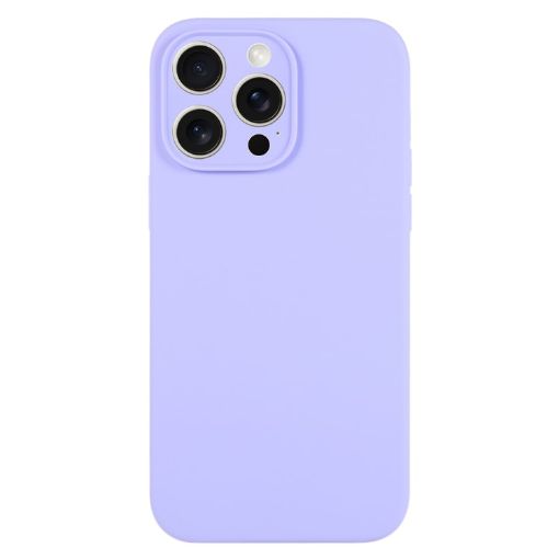 iPhone 16 Pro Max Light Purple Liquid Silicone Phone Case - 1