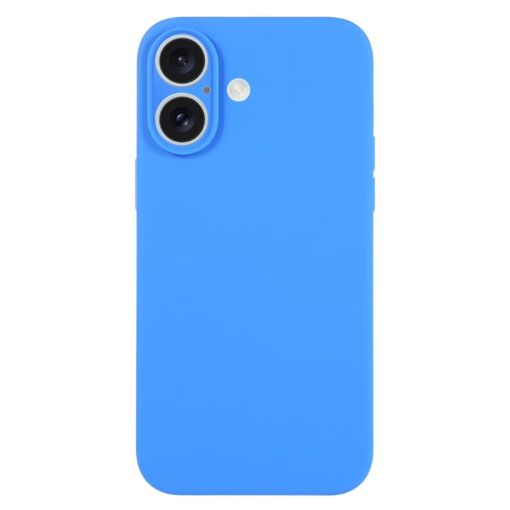 iPhone 16 Plus Lake Blue Liquid Silicone Phone Case - 1