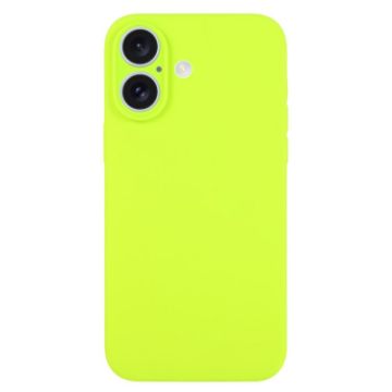 iPhone 16 Plus Bright Green Liquid Silicone Phone Case - 1