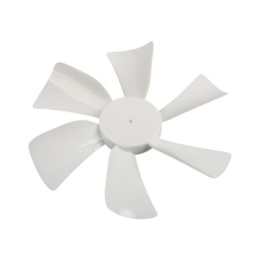 A8702 White 6" RV Skylight Vent Fan Blade D-hole - 1