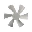 A8702 White 6" RV Skylight Vent Fan Blade D-hole - 3