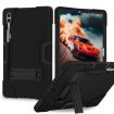 Samsung Galaxy Tab S9+ Black Silicone Case with Holder - 1