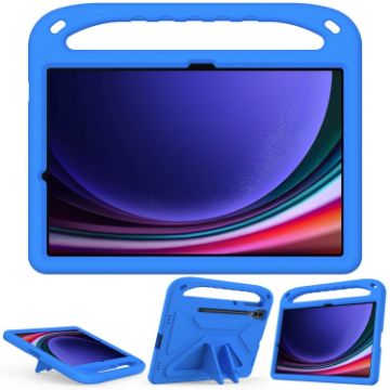 Galaxy Tab S9+ Blue EVA Shockproof Case with Holder - 1