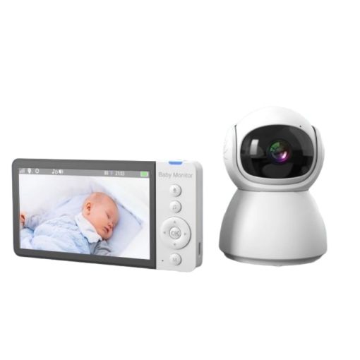 ABM700 5" Wireless Baby Monitor with Night Vision Security Camera - 1