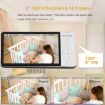ABM700 5" Wireless Baby Monitor with Night Vision Security Camera - 5