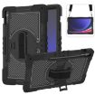 Samsung Galaxy Tab S9+ 360 Rotation Silicone Case (Black) - 1