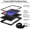 Samsung Galaxy Tab S9+ 360 Rotation Silicone Case (Black) - 6