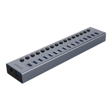 ORICO 16-Port USB 3.0 HUB with Individual Switches (EU Plug) - 1