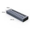 ORICO 10-Port USB 3.0 HUB with Individual Switches (AU Plug) - 3