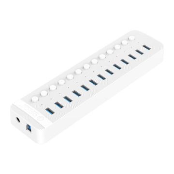 ORICO CT2U3 13-Port USB 3.0 HUB with Switches, AU Plug, White - 1