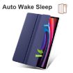 Samsung Galaxy Tab S10+/S9+ 3-Fold Dark Blue TPU Leather Case - 2