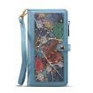 Moto G86 5G ESEBLE Lanyard Zipper Wallet RFID Case (Blue) - 2