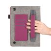 Samsung Galaxy Tab S7 Lite/S7+ Purple Litchi Leather Tablet Case - 6