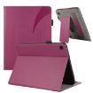 Purple Litchi Leather Case for Samsung Galaxy Tab S6 Lite/P610 - 1