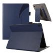Samsung Galaxy Tab S6 Lite Litchi Leather Case (Dark Blue) - 1