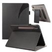 Samsung Galaxy Tab S9/S8/S7 Leather Tablet Case (Black) - 1