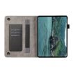 Samsung Galaxy Tab A8 Litchi Leather Sucker Case - Black - 3