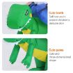 Fluorescent Green Dinosaur Inflatable Costume, Size M (120-140cm) - 2