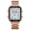 SKMEI 1888 Mens Rose Gold Stainless Steel Waterproof Sports Watch - 1